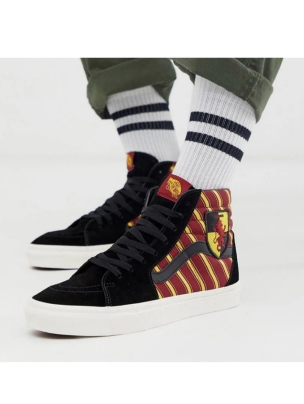 Vans X Gryffindor Harry Potter Sk8-Hi High-Top Sneakers Rare W8 M6.5